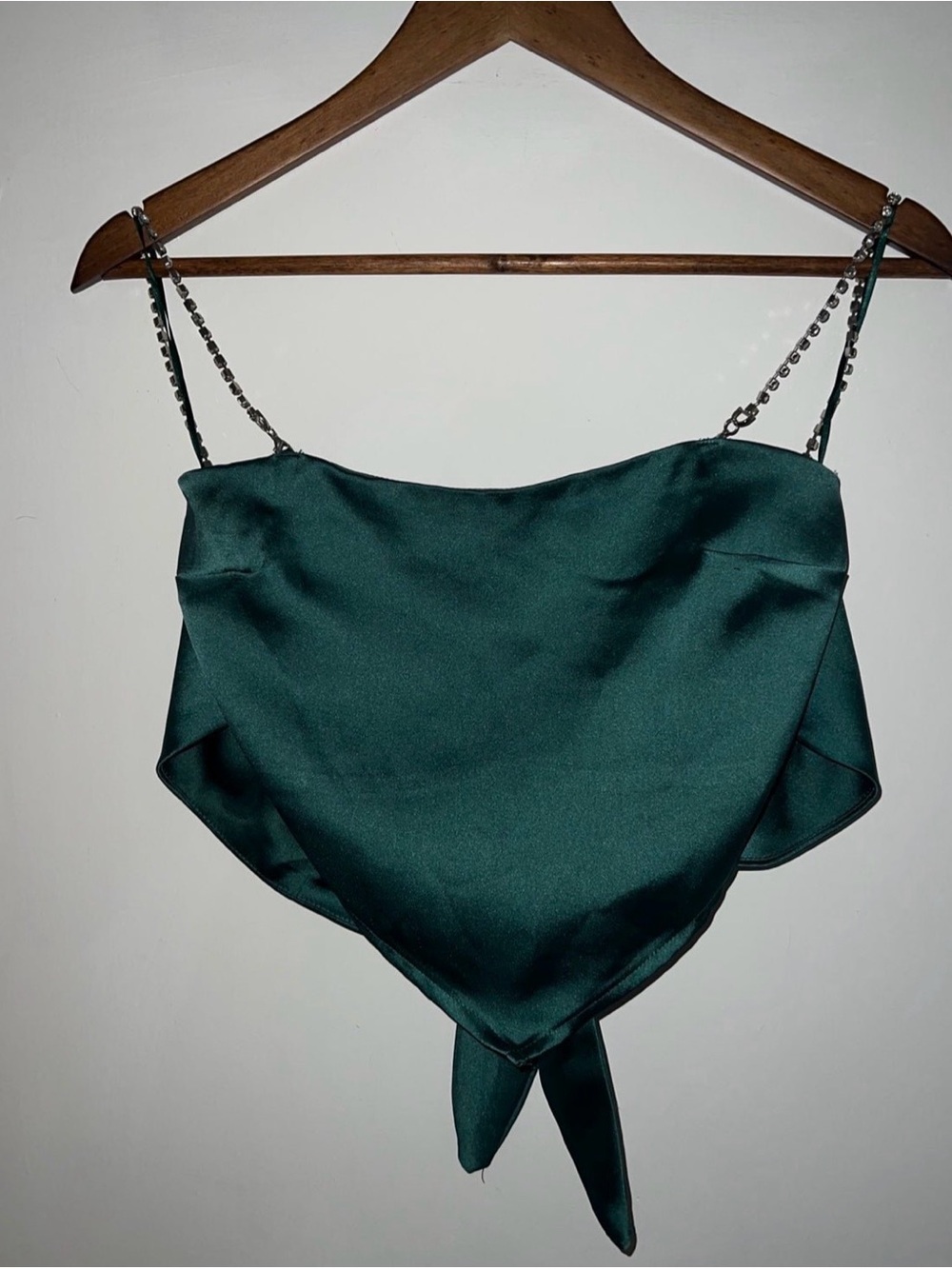 GARAGE green top size TP/XS never worn